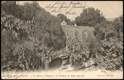 Bône (Annaba) Ruinen von Hippo und Grab des Heiligen Augustinus, Bône 1910