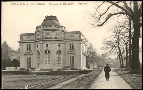 CPA 16. Arrondissement (Passy)-Paris Château de Bagatelle 1910