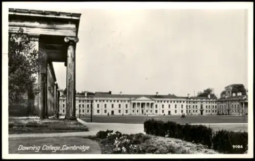 Postcard Cambridge Downing College 1959