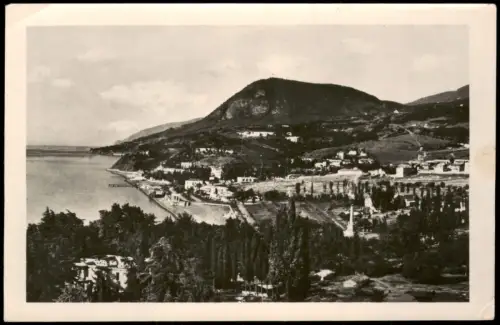 Postcard Alushta Gesamtansicht von Alushta 1959