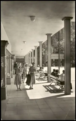 Ansichtskarte Bad Elster Kolonnaden 1964