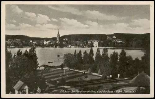Ansichtskarte Buckow (Märkische Schweiz) Blick von der Ferdinandhöhe 1952