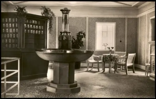 Ansichtskarte Bad Brambach Radiumquelle 1963