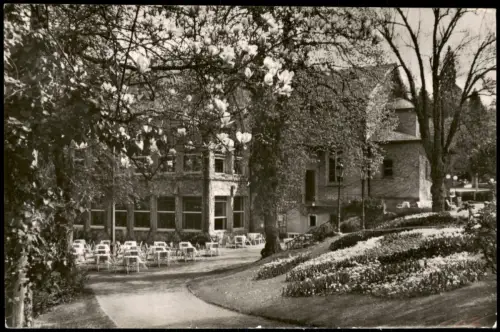 Ansichtskarte Badenweiler Kurhaus, Terrasse 1957