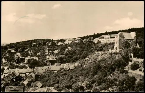 Bad Frankenhausen Teilansicht mit Hausmannsturm und Kindersanatorium 1959