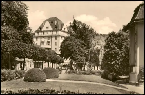 Ansichtskarte Bad Elster Karl-Marx-Hof (Wettiner Hof) 1958