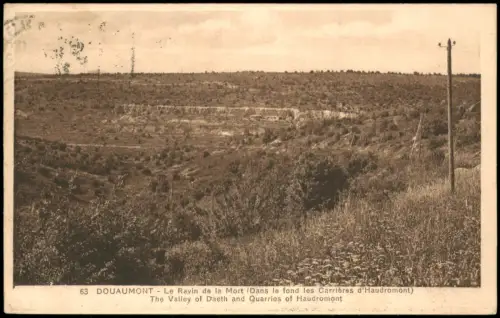 Douaumont Le Ravin de la Mort und Carrières d'Haudromont bei Douaumont 1940