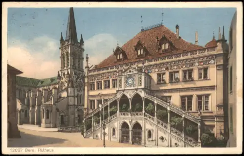 Ansichtskarte Bern (Schweiz) Berne Rathaus Bern 1910