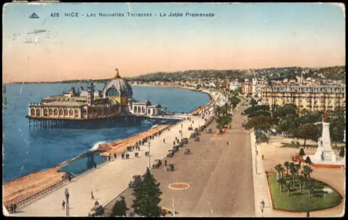 CPA Nizza Nice Les Nouvelles Terrasses und La Jetée Promenade 1910