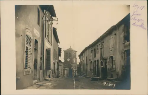 CPA Villers-sous-Preny Villers-sous-Prény Straßenszene 1916