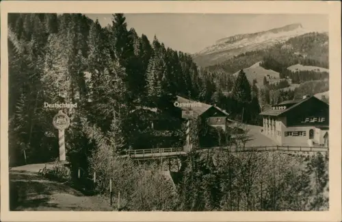 Riezlern-Mittelberg/Vorarlberg Grenzgasthof Walserschanz - Grenze 1931