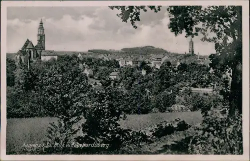 Ansichtskarte Kamenz Kamjenc Blick v. Reinhardsberg 1943