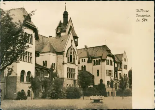 Ansichtskarte Müllrose Sanatorium der SVA 1963
