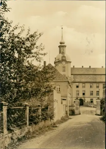 Ansichtskarte Lieberose Schloss Berufsschule Eingang Fotokarte 1969  Kr. Beeskow
