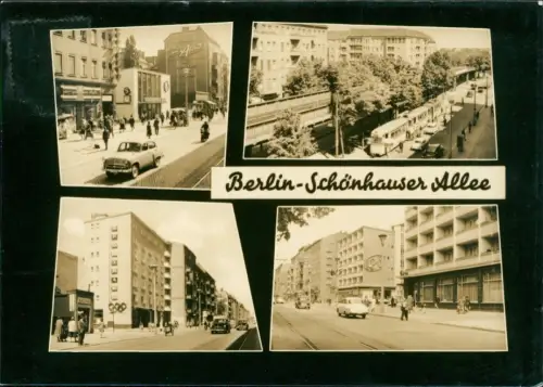 Ansichtskarte Pankow-Berlin Schönhauser Allee 4 Bild Neubauten 1964