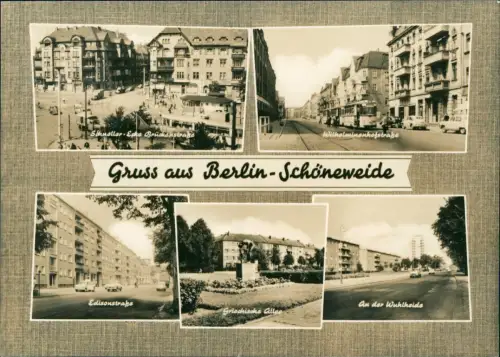 Oberschöneweide-Berlin Wilhelminenhofstraße Edisonstraße Wuhlheide 5 Bild 1965
