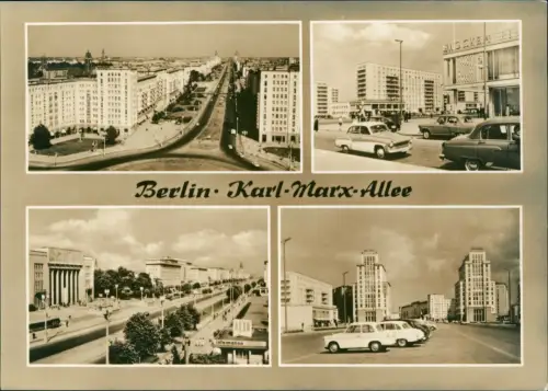 Ansichtskarte Berlin Karl-Marx-Allee 4 Bild 1965