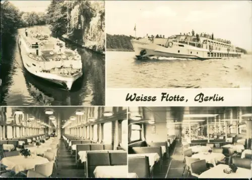Ansichtskarte Berlin Weiße Flotte Berlin 1974