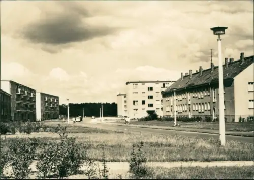 Ansichtskarte Neuhardenberg / Marxwalde Neubauten Ernst-Thälmann-Straße 1973