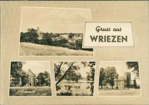Ansichtskarte Wriezen (Oder) Mehrbild Stadtansichten 1966