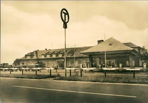 Köckern-Sandersdorf-Brehna Raststätte Gaststätte - Fotokarte 1964
