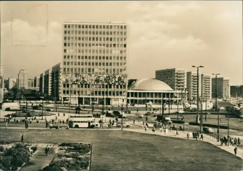 Ansichtskarte Mitte-Berlin Alexanderplatz Neubauten Haus des Lehrers 1965