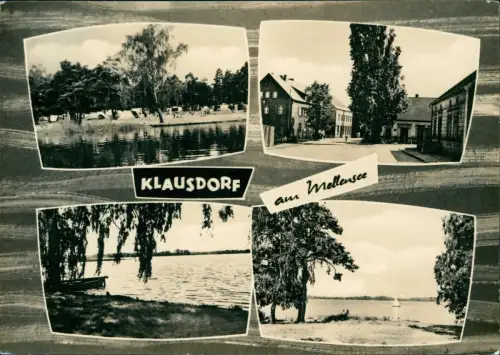 Ansichtskarte Klausdorf-Am Mellensee Mehrbild: Straßen und Plätze 1970
