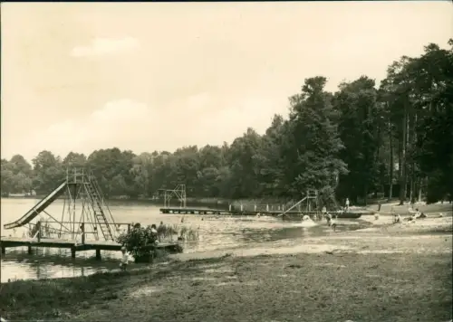 Ansichtskarte Zesch am See-Zossen Zesch am See Sprungturm 1971