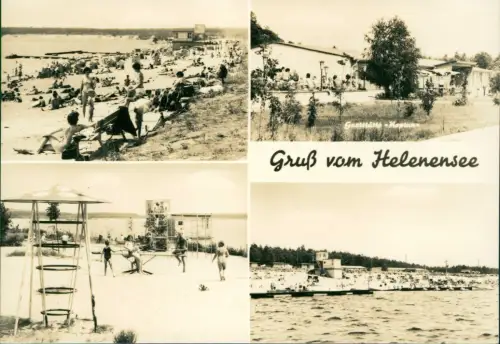 Ansichtskarte Frankfurt (Oder) Strand Sielplatz Brieskow-Finkenheerd 1971