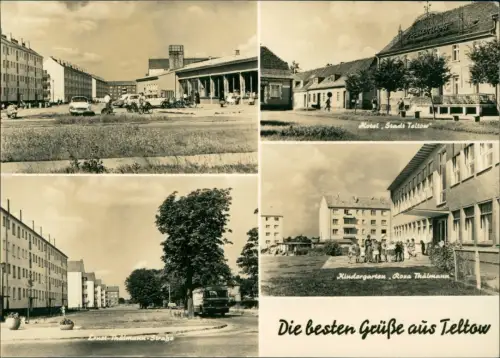 Ansichtskarte Teltow 4 Bild Straßen Neubauten 1972