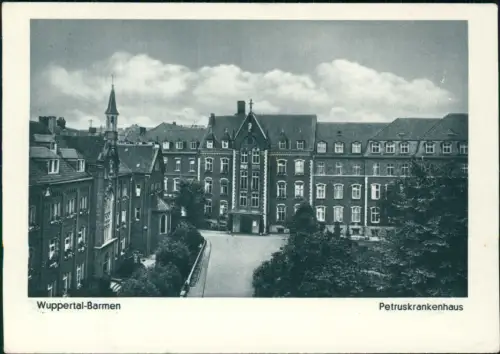 Ansichtskarte Barmen-Wuppertal Petruskrankenhaus 1962