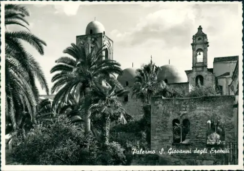 Cartolina Palermo Palermo (Palermu) St. Jean des Hermites 1932