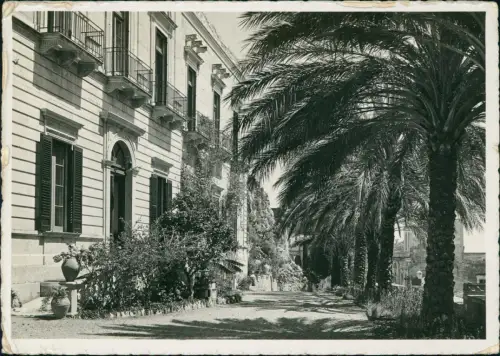 Cartolina Taormina Hotel Villa Flora 1935