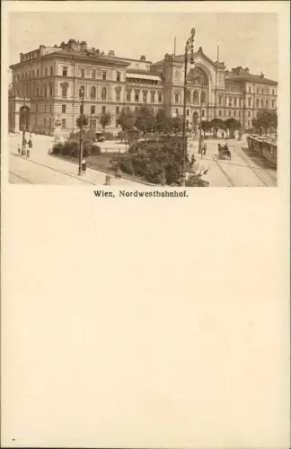 Ansichtskarte Wien Nordwestbahnhof. 1926