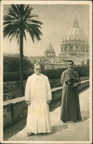 Postcard Vatikanstadt Rom Vatikan SUA SANTITÀ PIO XI. 1929