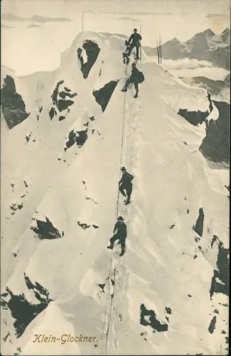Ansichtskarte Kals am Großglockner Bergsteiger Alpen Kleinglockner 1912