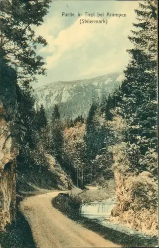 Ansichtskarte Krampen Steiermark Partie in Tirol 1919
