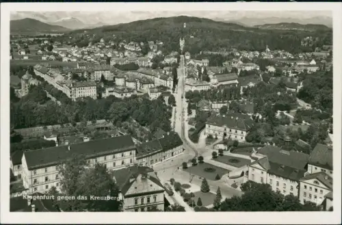 Ansichtskarte Klagenfurt Stadt gegen das Kreuzberg 1941