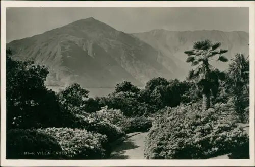 Cartolina Tremezzo Villa Carlot 1930