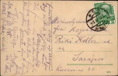 Ansichtskarte Wien Totalansicht 1900