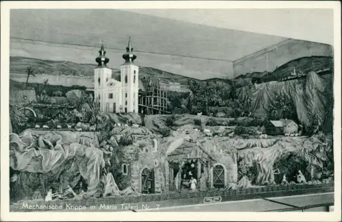 Ansichtskarte Maria Taferl Mechanische Krippe Nr. 7 1932