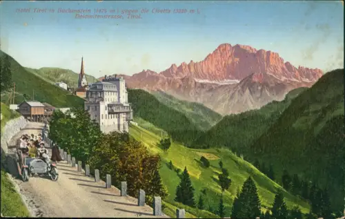 Buchenstein Livinallongo del Col di Lana Hotel Tirol in Buchenstein Bus 1912