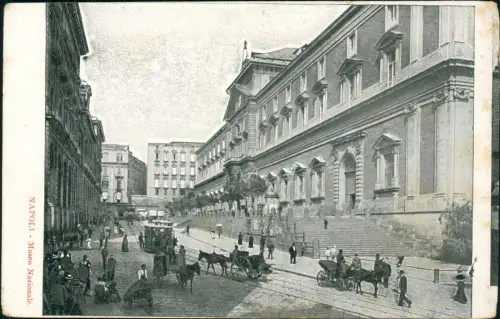 Cartolina Neapel Napoli Museo Nazionale. 1911
