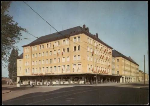 Ansichtskarte Chemnitz Mehrbild Kinderkaufhaus am Bernsbachplatz 1959