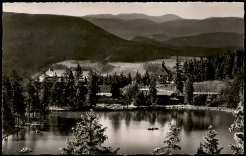 Ansichtskarte Seebach MUMMELSEE nörd. Hochschwarzwald mit Berghotel 1960