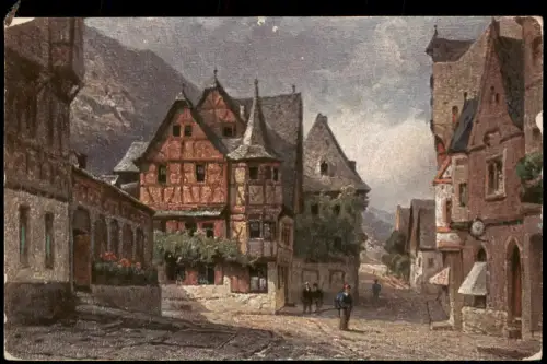 Ansichtskarte Bacharach Das alte Haus 1965