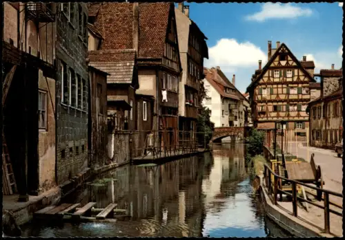 Ansichtskarte Altstadt-Düsseldorf Altstadt, Partie an der Blau 1960