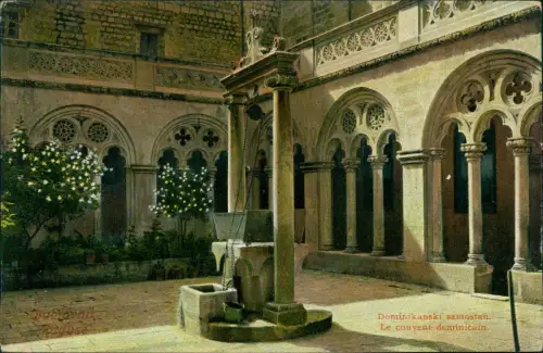 Ragusa Dubrovnik Dominikanski samostan.Le couvent dominicain. 1912