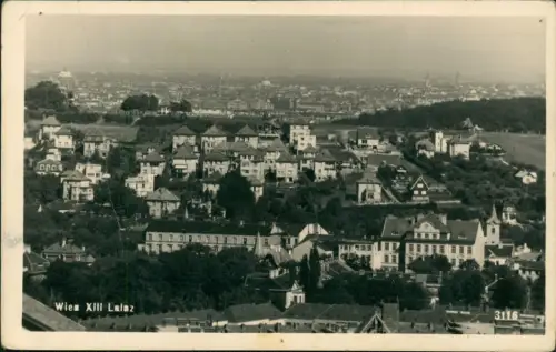Ansichtskarte Wien Wien XIII Vorstadt Totale 1930