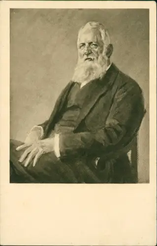 Oberbürgermeister Dr. Franz Adickes Gemälde Künstlerkarte 1928